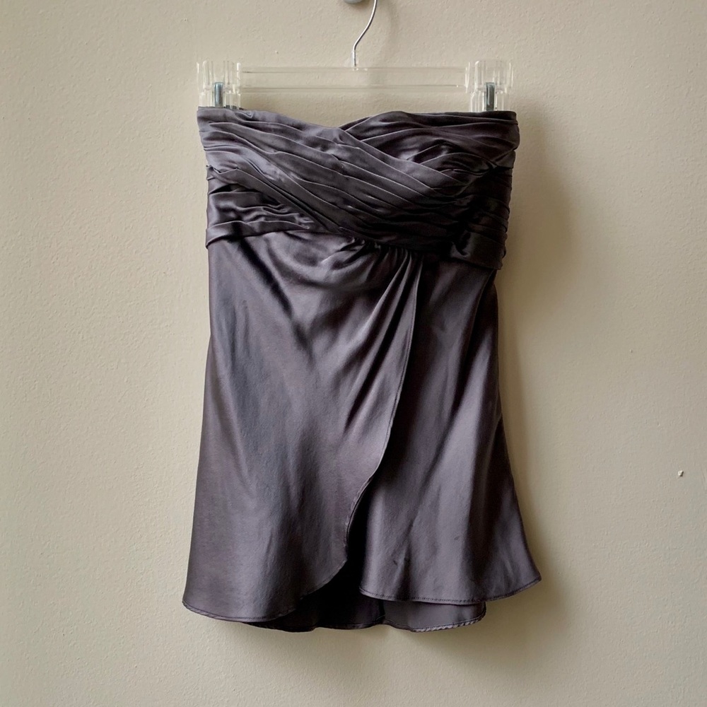 Banana Republic silk strapless blouse
